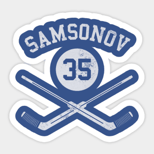 Ilya Samsonov Toronto Goalie Sticks Sticker